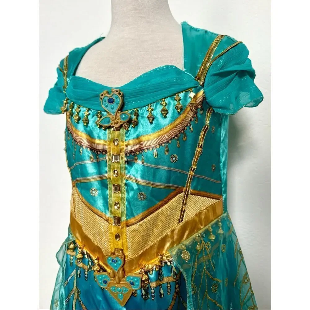 NEW Disney Girls 7-10 Jasmine Princess Costume
